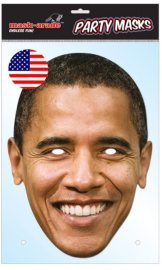 Maskarade Barack Obama - maska celebrít