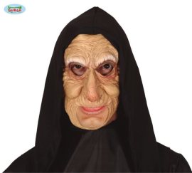Guirca Maska Stará Žena so Šatkou - Halloween