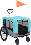 Shumee Vozík pre psa za bicykel a na behanie 2 v 1 modro-sivý - cena, porovnanie