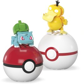 Mattel Mega Pokémon pokéball - Bulbasaur a Psyduck