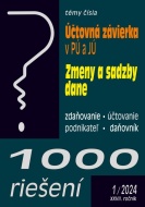 1000 riešení 1/2024  – Účtovná závierka v PÚ a v JÚ - cena, porovnanie