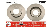 TRW Brzdový kotúč DF6081S - cena, porovnanie