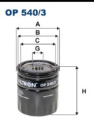 Filtron OP540/3 - cena, porovnanie