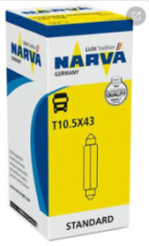 Narva Žiarovka C10W 12V 41 mm 10ks