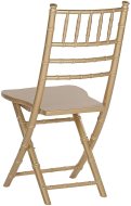 Beliani Súprava 4 drevených stoličiek, zlaté MACHIAS, 250977 - cena, porovnanie