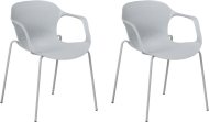 Beliani Dve sivé jedálenské stoličky ELBERT, 70957 - cena, porovnanie