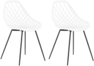 Beliani Sada 2 jedálenských stoličiek biela CANTON, 208618 - cena, porovnanie