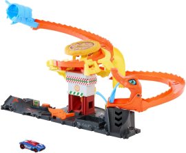 Mattel Hot Wheels City Hladná kobra útočí na pizzerku