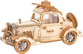 Robotime 3D drevené puzzle Historický automobil