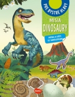 Misia dinosaury - pátraj a lúšti so samolepkami - cena, porovnanie