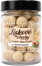 Grizly Lieskové orechy v čokoláde s White Brownie 180g