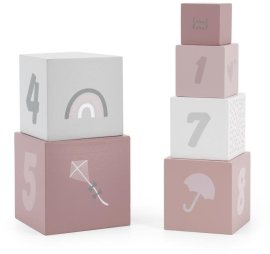 Label-Label Stohovateľné kocky - Čísla ružové