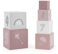 Label-Label Stohovateľné kocky - Čísla ružové - cena, porovnanie