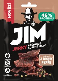 Jim Jerky Hovädzie s príchuťou 3 druhy korenia 23g