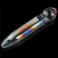 Lovetoy Twilight Gleam Glass Dildo Prism Glass - cena, porovnanie
