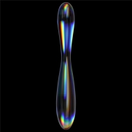 Lovetoy Twilight Gleam Glass Dildo Double Delight - cena, porovnanie