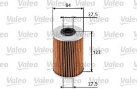 Valeo Olejový filter 586538