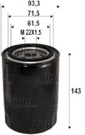 Valeo Olejový filter 586113 - cena, porovnanie