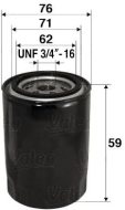 Valeo Olejový filter 586065 - cena, porovnanie