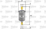 Valeo Palivový filter 587028 - cena, porovnanie