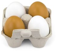 Viga Drevené vajíčka 4 ks - cena, porovnanie