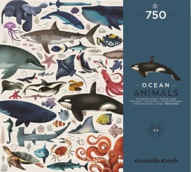 Crocodile Creek Puzzle Svet morských zvierat 750