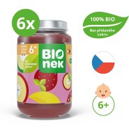 Bionek BIO jablko, jahoda a banán 6x190g - cena, porovnanie