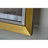 Alfaram.sk Zrkadlo v elegantnom zlatostriebornom drevenom ráme - 5201011 - cena, porovnanie