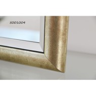Alfaram.sk Zrkadlo v zlatom ráme so strieborným pruhom - 5001004 - cena, porovnanie