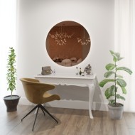 Alfaram.sk Barevné kruhové dekorativní zrcadlo - KLEO - cena, porovnanie