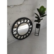 Alfaram.sk Dekorativní kulaté zrcadlo s šambránami v loftovém stylu - ELENA - cena, porovnanie