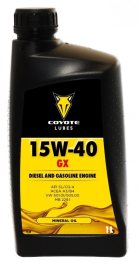 Coyote Lubes 15W-40 GX 1L