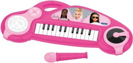 Lexibook Barbie zábavné elektronické klávesy so svetlami a mikrofónom