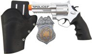 Teddies Policajná pištoľ klepacia 20 cm - cena, porovnanie