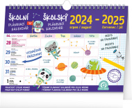 Školní plánovací kalendář s háčkem 2025 - cena, porovnanie