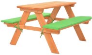 vidaXL Detský piknikový stôl s lavičkami 91793 - cena, porovnanie