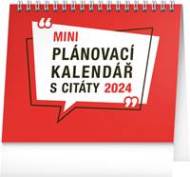 Mini plánovací kalendář s citáty 2024 - stolní kalendář - cena, porovnanie