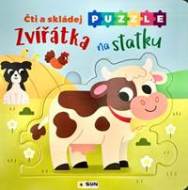 Zvířátka na statku Čti a skládej puzzle - cena, porovnanie