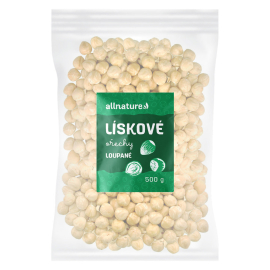 Allnature Lískové ořechy loupané 500g