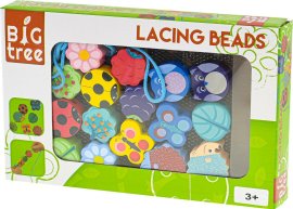 Mikro Navliekacie korálky drevené 17 dielikov
