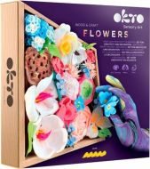 Okto ROMANCE Výtvarná modelovacia sada DIY kvetiny s dreveným rámom  21x21 cm - cena, porovnanie