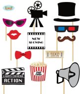 Guirca Fotodoplnky - Fotokútik - Hollywood - Filmová párty 12ks - cena, porovnanie