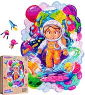 Puzzler Drevené farebné puzzle - Vesmírný dobrodruh - cena, porovnanie