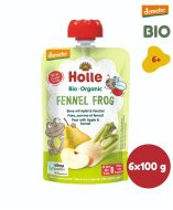 Holle Fennel Frog BIO pyré hruška jablko fenikel 6x100g - cena, porovnanie