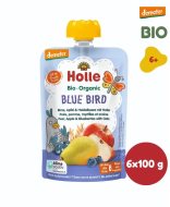 Holle Blue Bird BIO hruška jablko čučoriedky a vločky 6x100g - cena, porovnanie