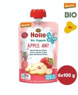 Holle Apple Ant BIO jablko banán hruška 6x100g - cena, porovnanie