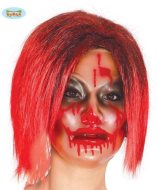 Guirca Maska plast priehľadná horor - žena - halloween - cena, porovnanie