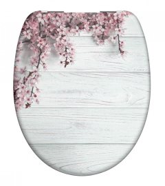 Schütte WC sedadlo FLOWERS & WOOD Duroplast