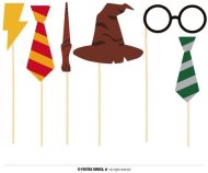 Guirca Fotodoplnky - fotokútik - kúzelník - čarodejník - Harry - 6ks - cena, porovnanie