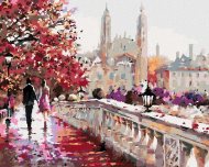 Zuty Maľovanie podľa čísel - Clare Bridge v Anglicku (Richard Macneil), 40 x 50 cm, bez rámu a bez napnutého plátna - cena, porovnanie